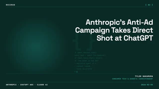 Shocked businessman in suit against dark background with "SHOTS FIRED" text in white and red