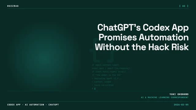 ChatGPT's Codex App Promises Automation Without the Hack Risk