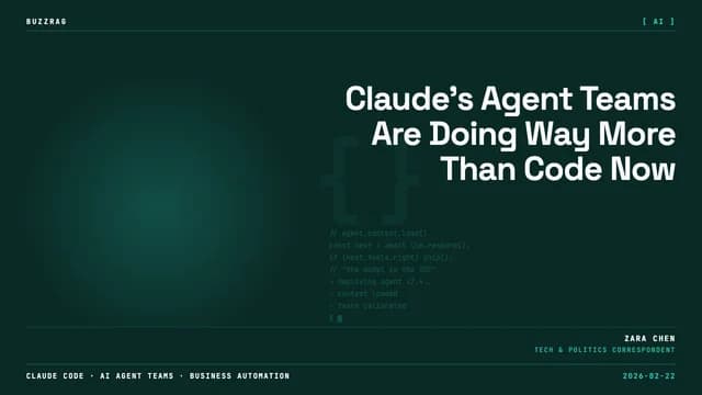 Seven pixelated agent characters in colored alcoves labeled Blog Writer, Researcher, Analyst, Spy, Devil's Advocate,…