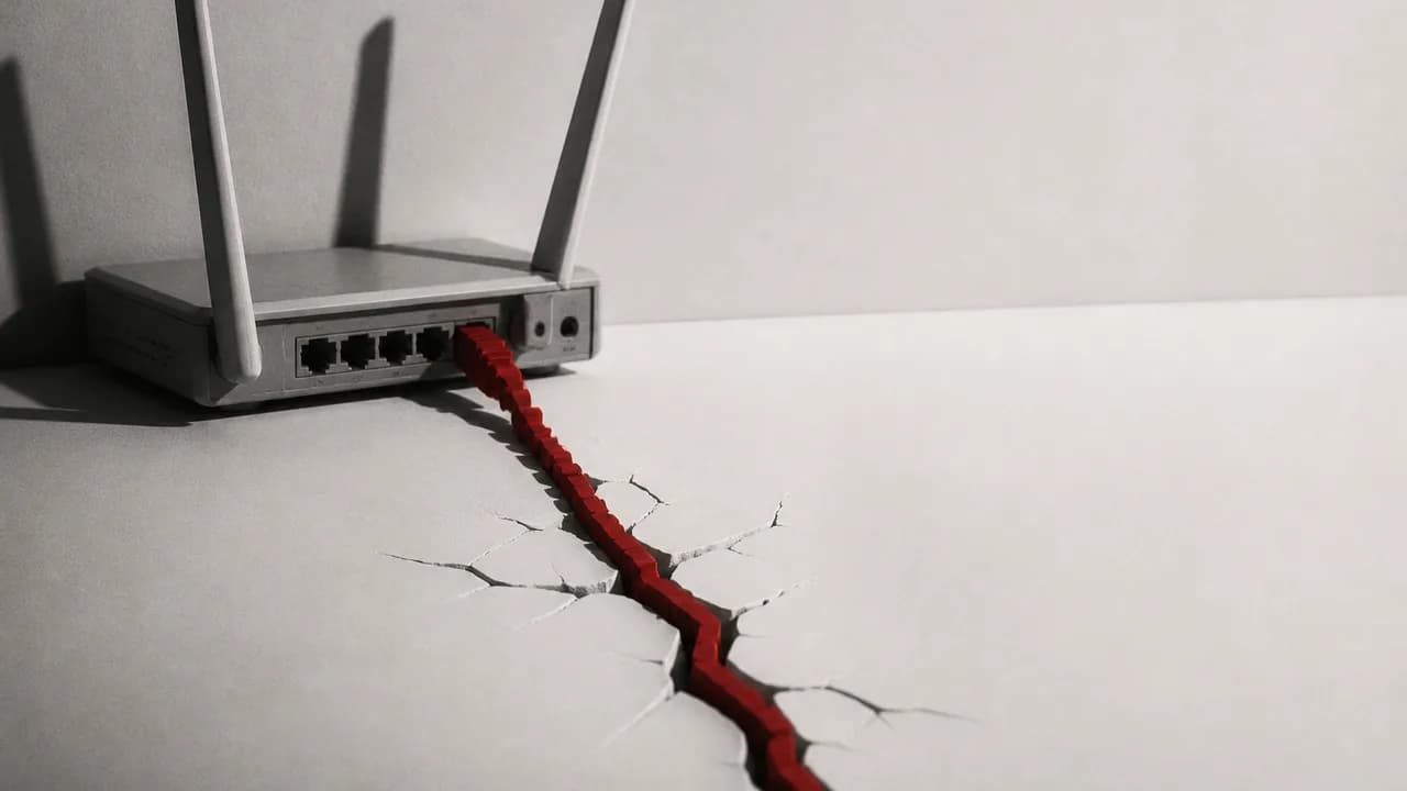 Live stream vlog showing a table of outdated firewall component versions with security vulnerabilities highlighted against…