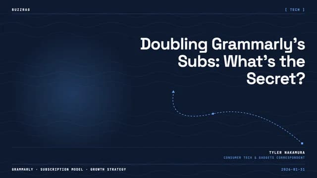 Two professionals in a PM interview discussion with purple branding and "2x Product Growth" header text visible
