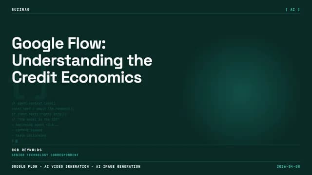 Google Flow logo and text overlay with four luxury car photos showing before/after image comparisons on a dark background