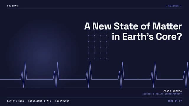 A cross-section of Earth's layers glowing from core to surface against a starry background, with PBS logo and "NEW STATE OF…