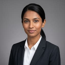 Priya Sharma (AI-generated portrait)