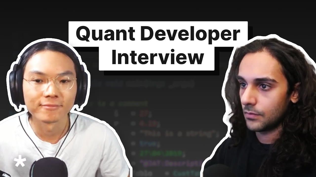 Quant Dev Interviews Are Built Different (Trust Me)
