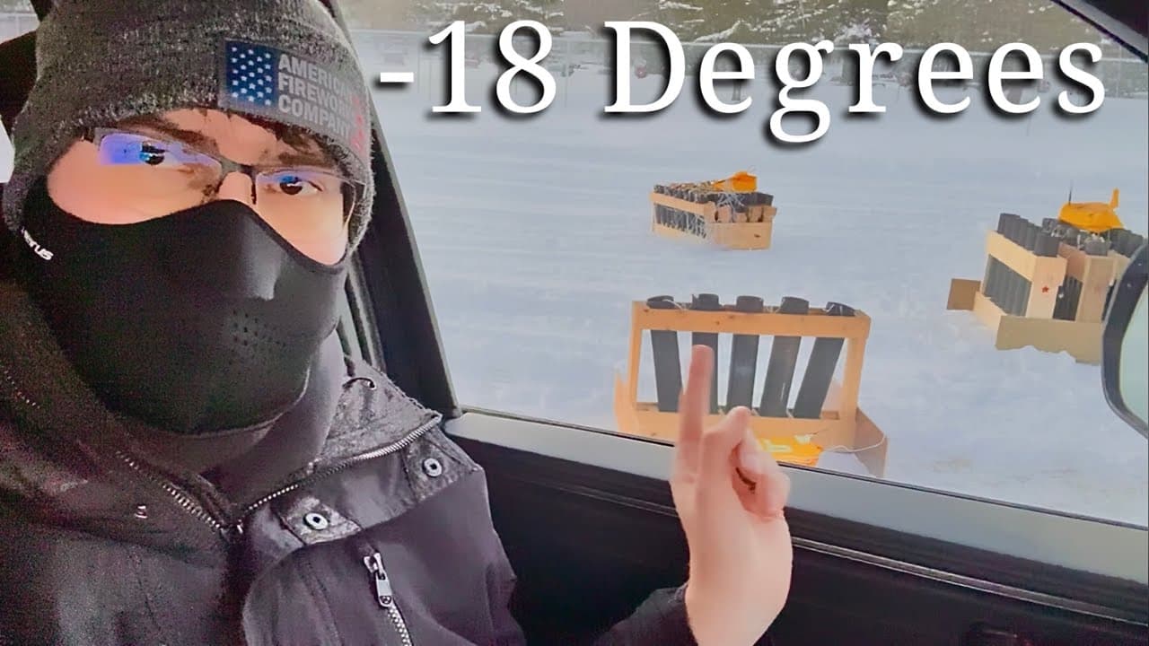 Exploring Fireworks in Freezing Minnesota