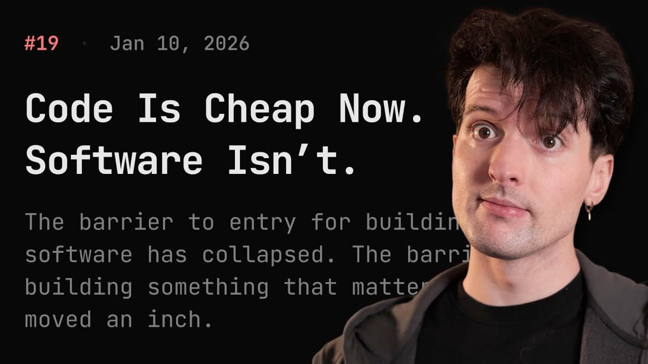 Is Code Cheap but Software Priceless?