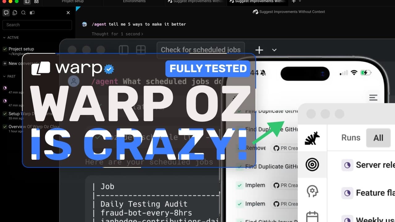 Warp's Oz Wants to Turn AI Coding Agents Into a Team