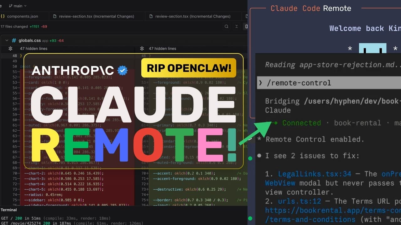 Claude Code Just Got a Remote—And It's Taking Aim at OpenClaw