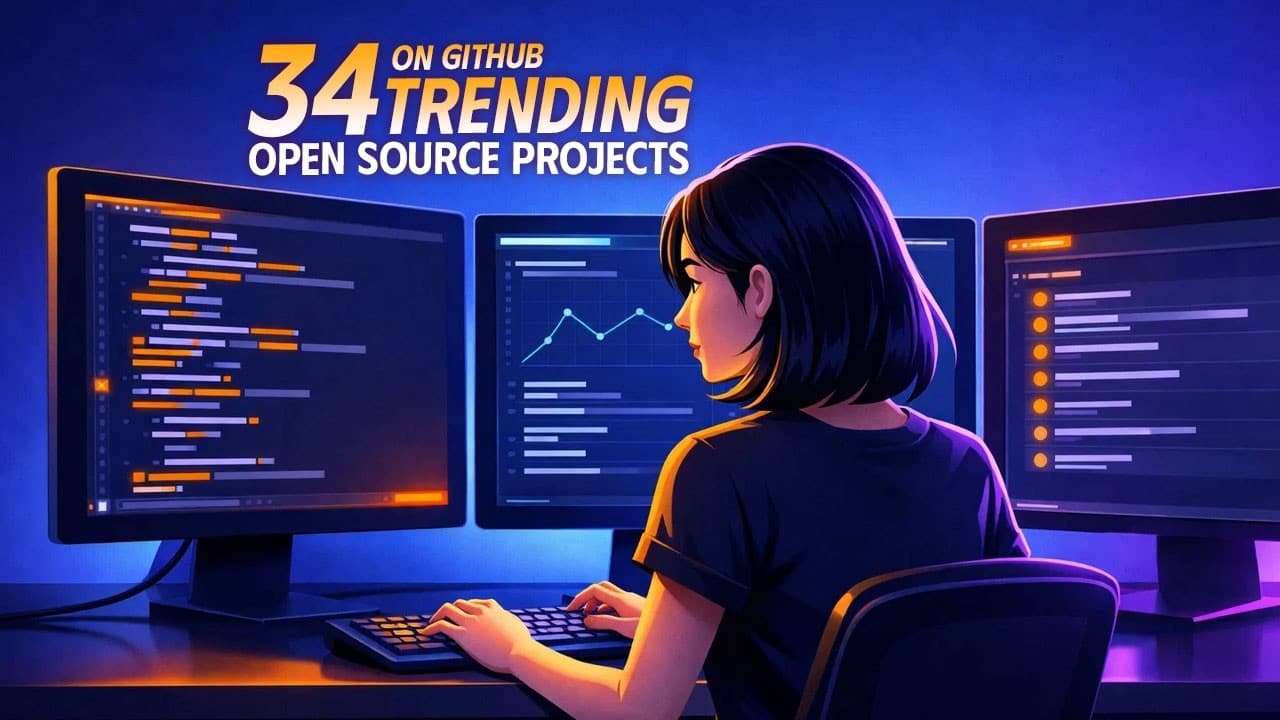 34 Open Source Projects Developers Are Starring Right Now