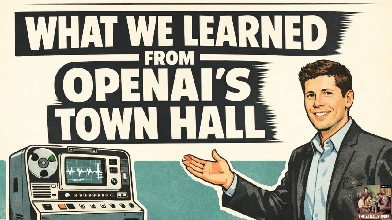 OpenAI's Town Hall: GPT-5.2 and the Future of AI