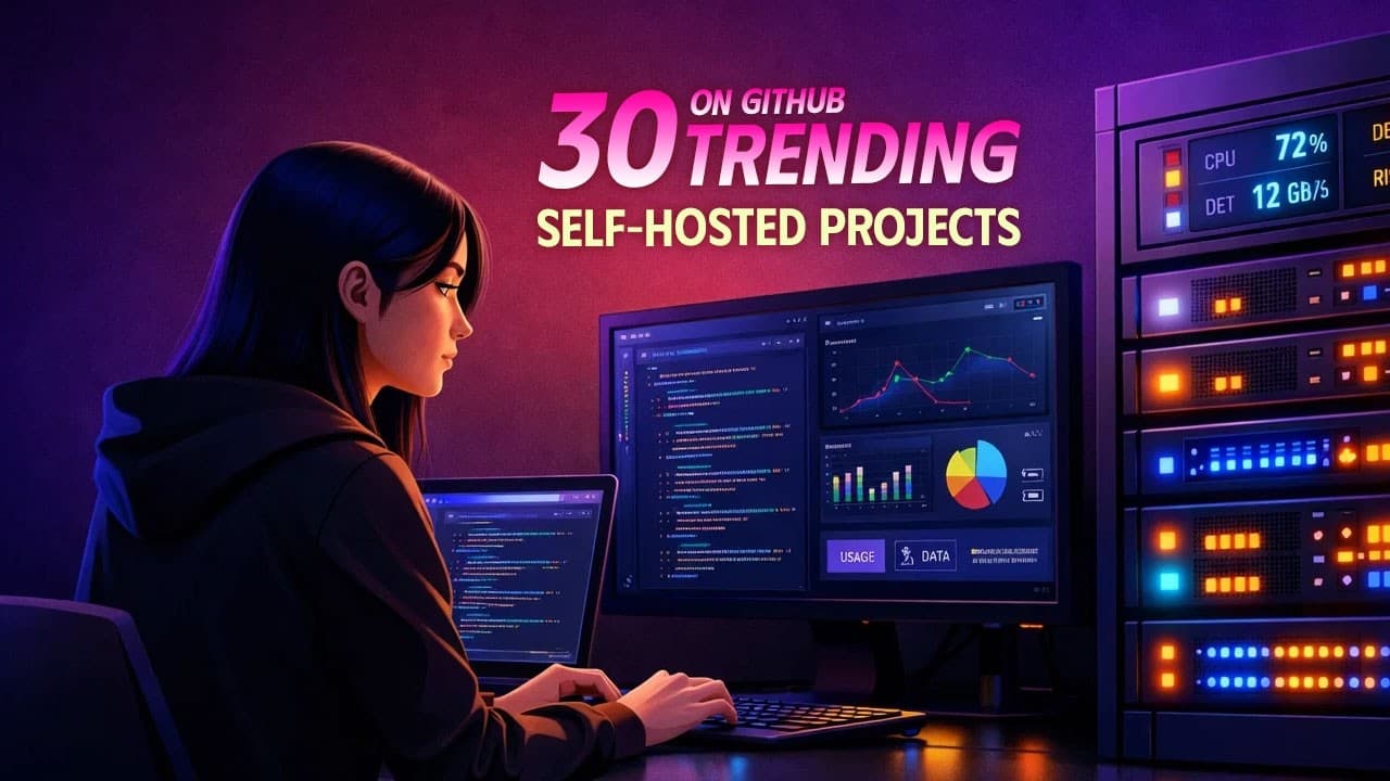 30 Self-Hosted GitHub Projects Trending Right Now