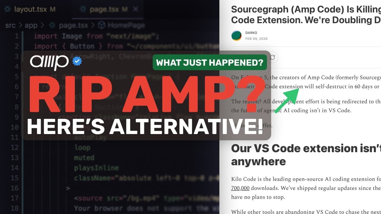 Amp Kills Its VS Code Extension, Calls Sidebar Dead