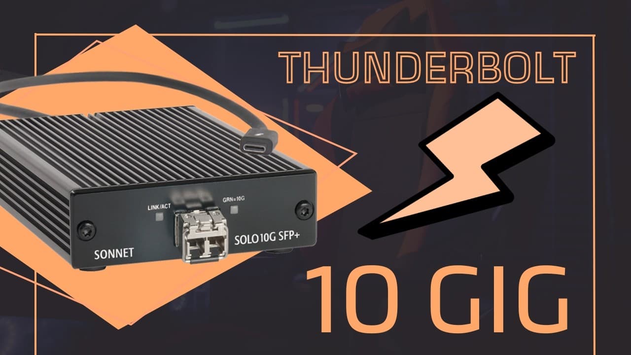 This $300 Thunderbolt Dongle Puts 10 Gigabit Ethernet in Your Laptop