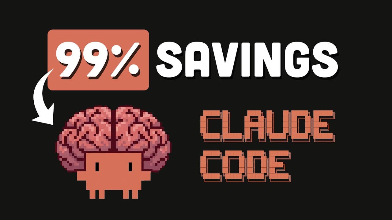 This MCP Server Cuts Claude's Token Costs by 99%