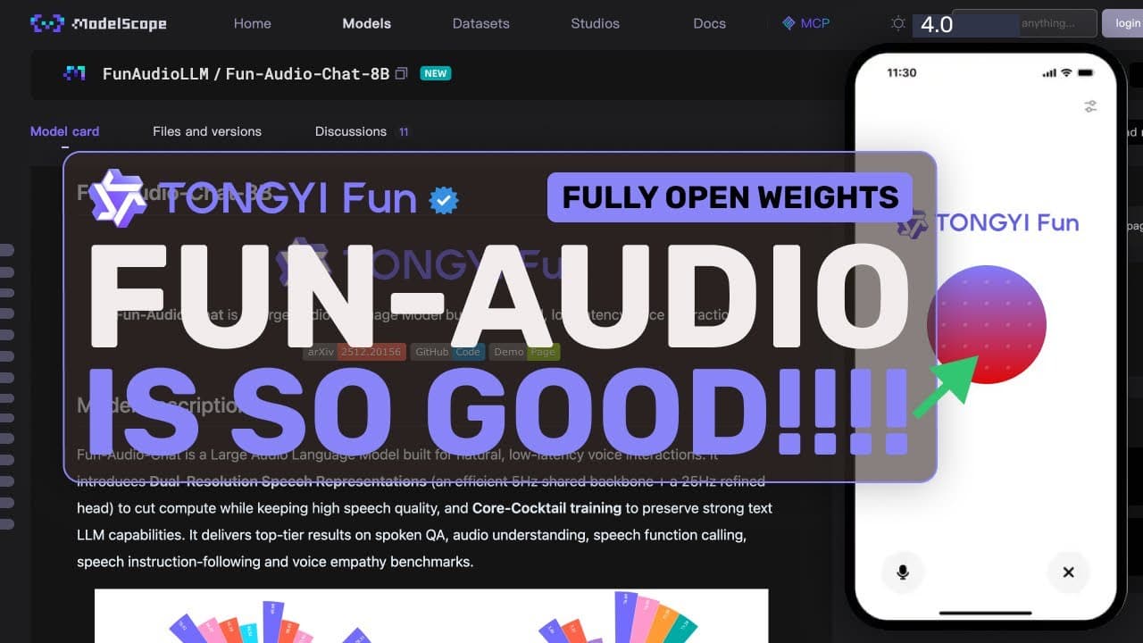 Alibaba's Fun Audio Chat Runs Locally on Your GPU