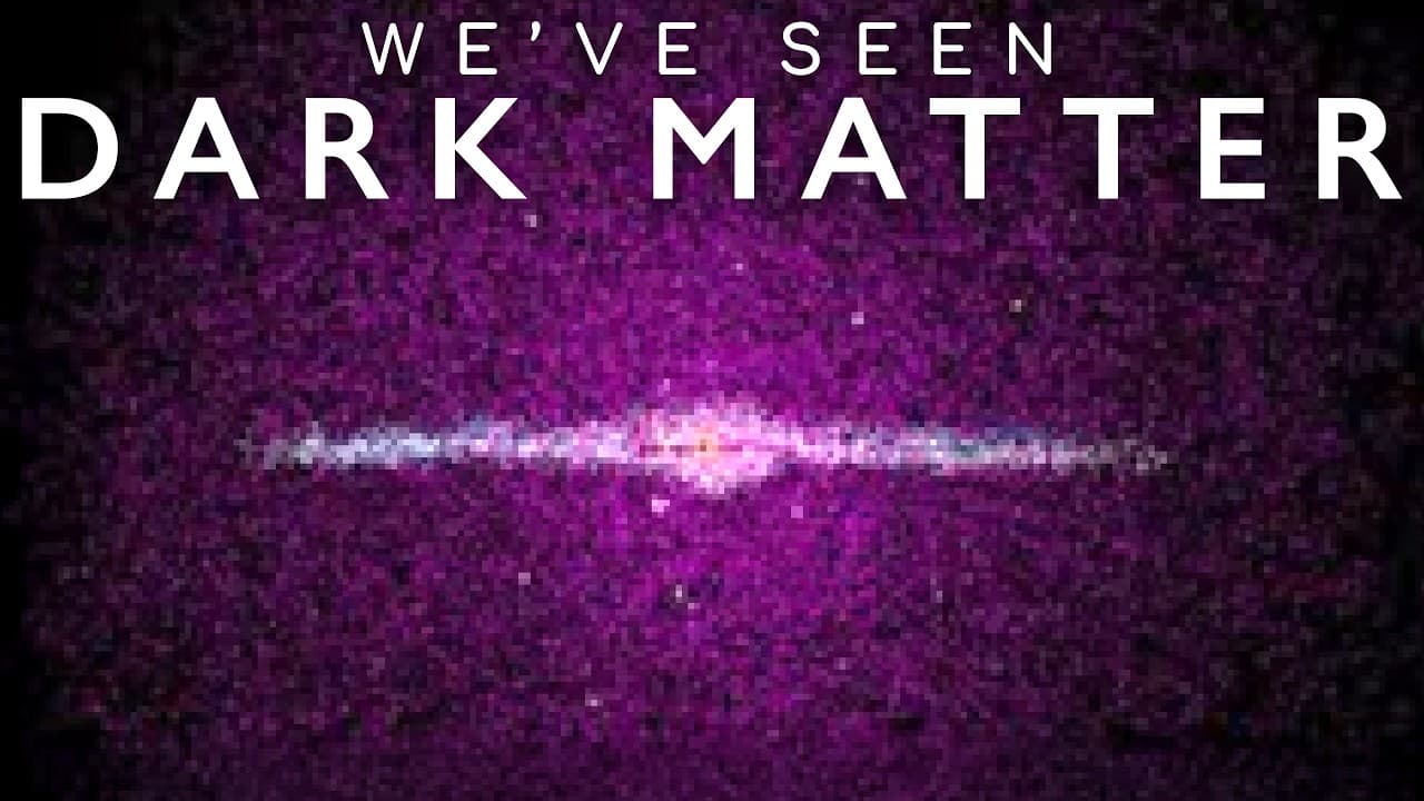 Pixelated purple and magenta galaxy visualization with a bright horizontal light streak across the center against a dark…