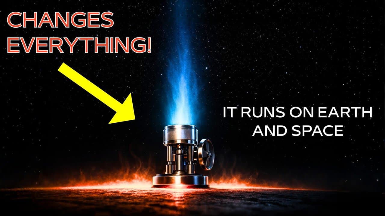 Harnessing Night: Stirling Engine Powers with Cold Space