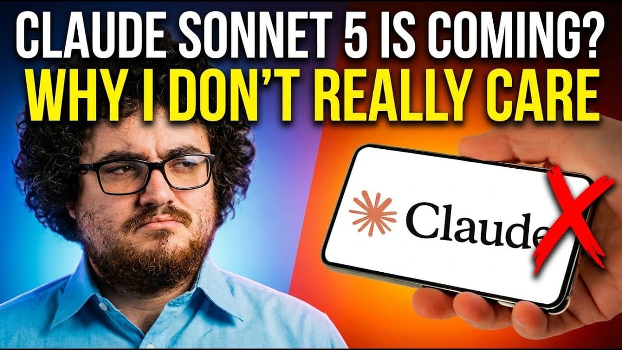 Developer Says Claude Sonnet 5 Doesn't Matter. Here's Why.