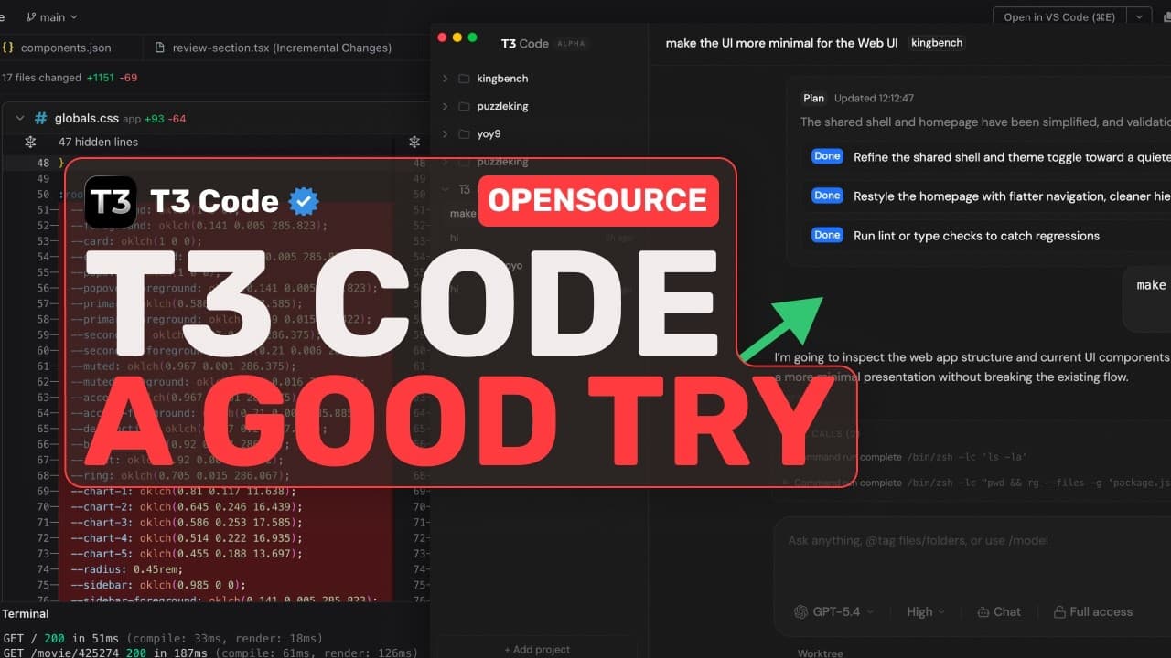 T3 Code Is Promising But Not Ready for Your Workflow Yet