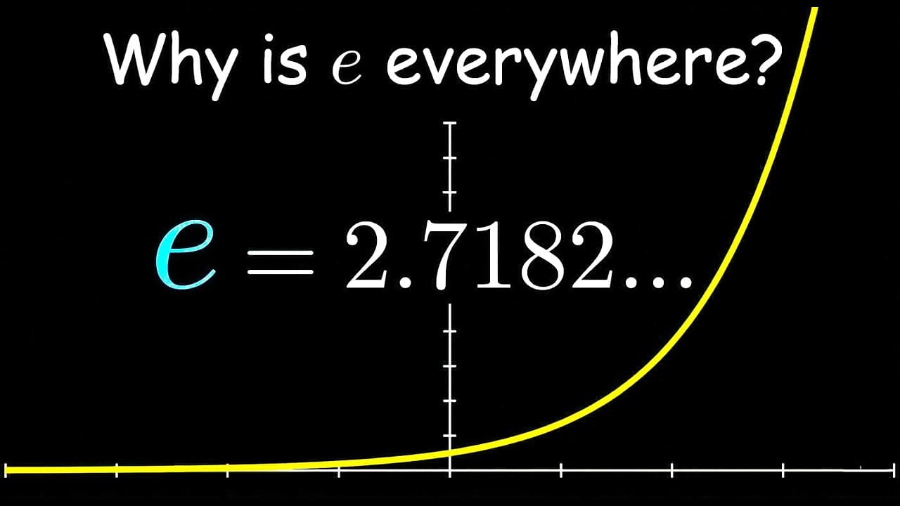 The Math Behind Everything: Why e Rules the Universe
