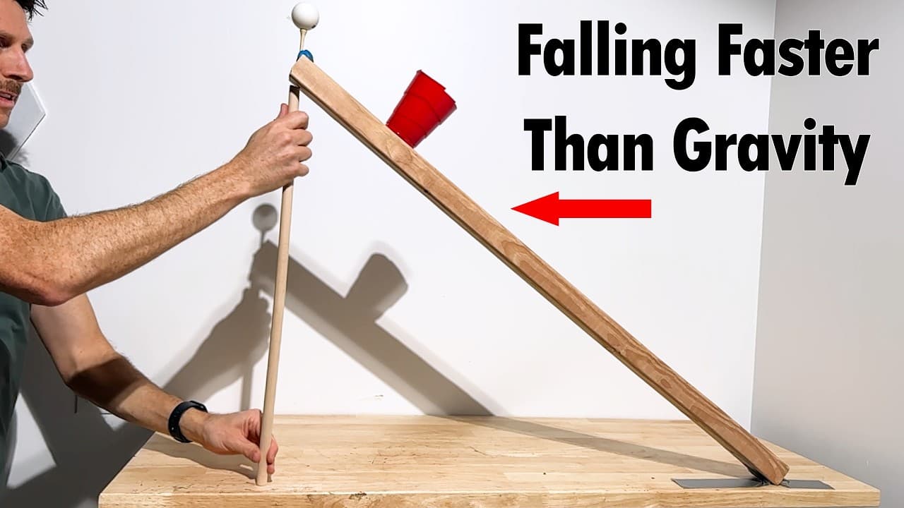 Can Objects Fall Faster Than Gravity?