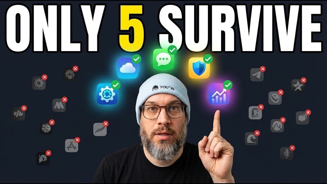 The Five Places Worth Building in AI (Everyone Else Is Toast)