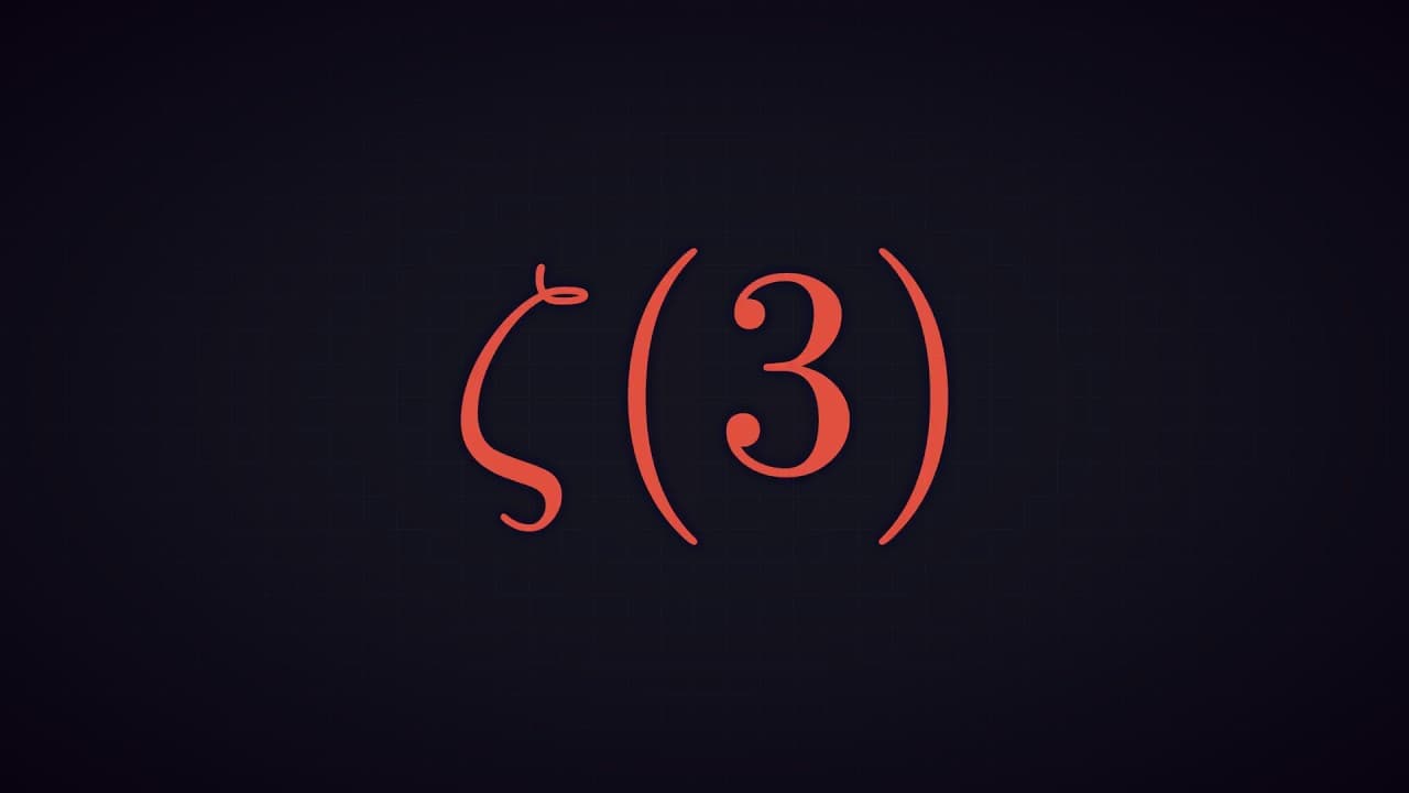 Red neon-style mathematical notation "S(3)" glowing against a dark background