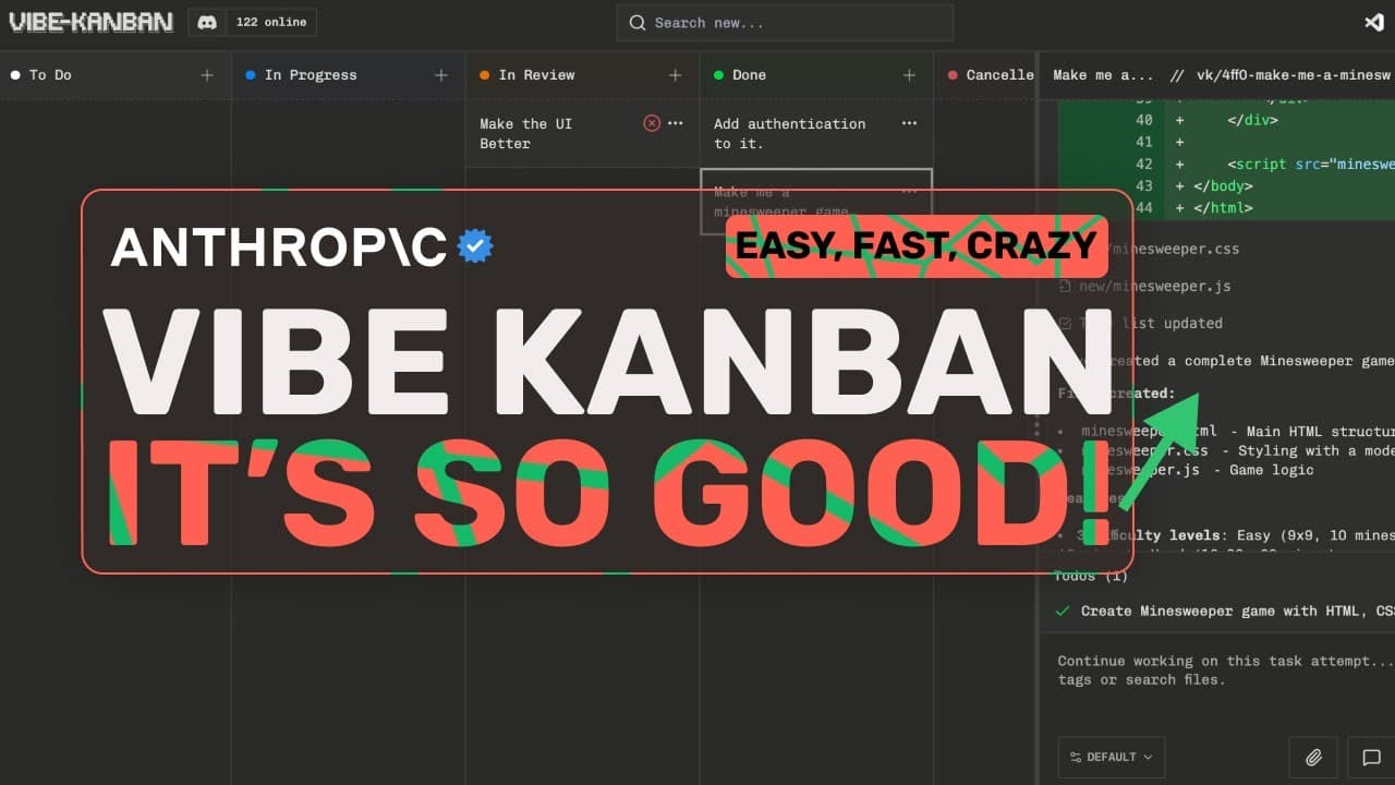 Vibe Kanban: Transforming AI Task Management