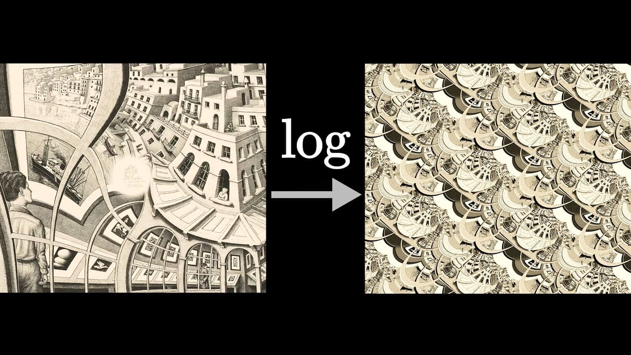 Decoding Escher: Logarithms and Art in Harmony