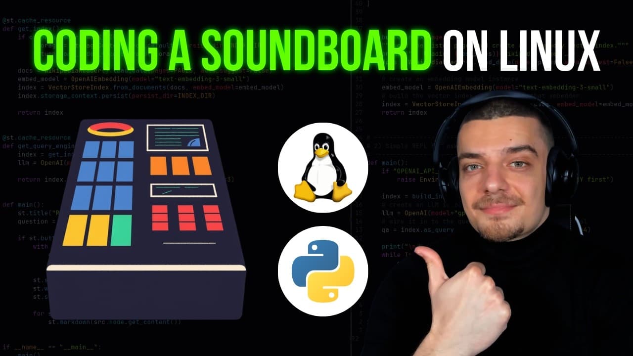 Building a Linux Soundboard: Python Meets PulseAudio