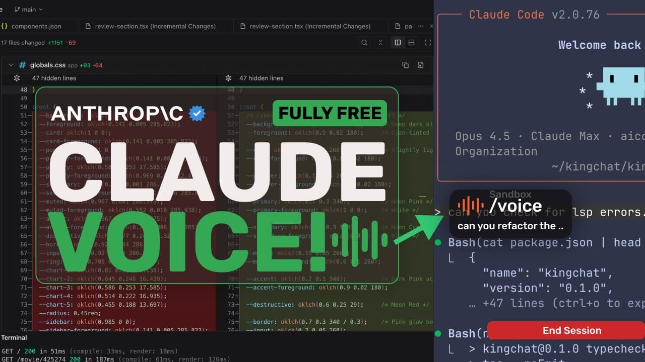 Claude Code Just Got Voice Mode—And It's Free