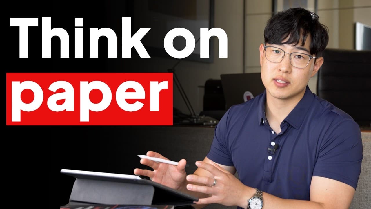 Master Learning by 'Thinking on Paper'