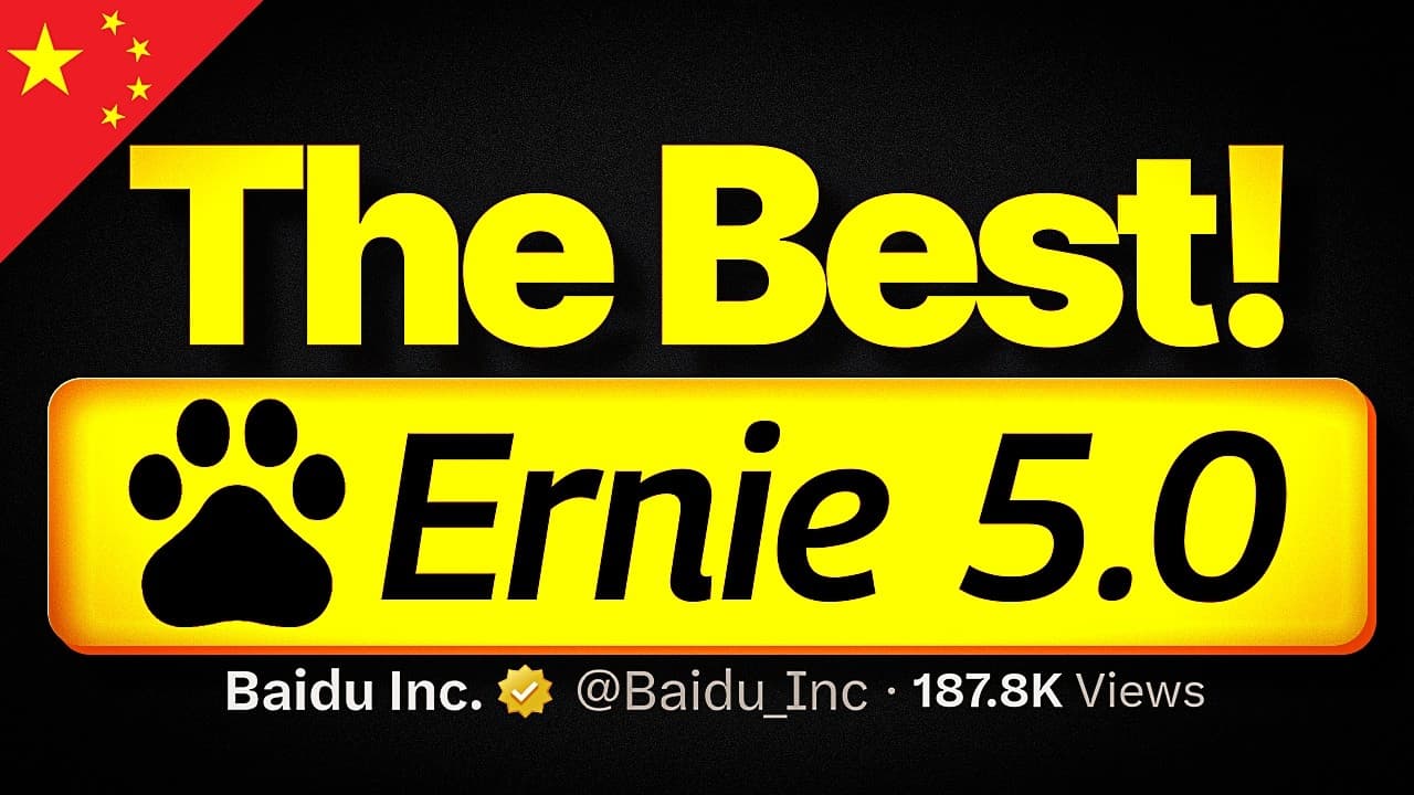 Ernie 5.0: Baidu's Bold AI Leap Forward