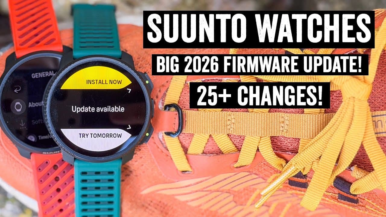 Suunto's 2026 Firmware Update: What It Really Means