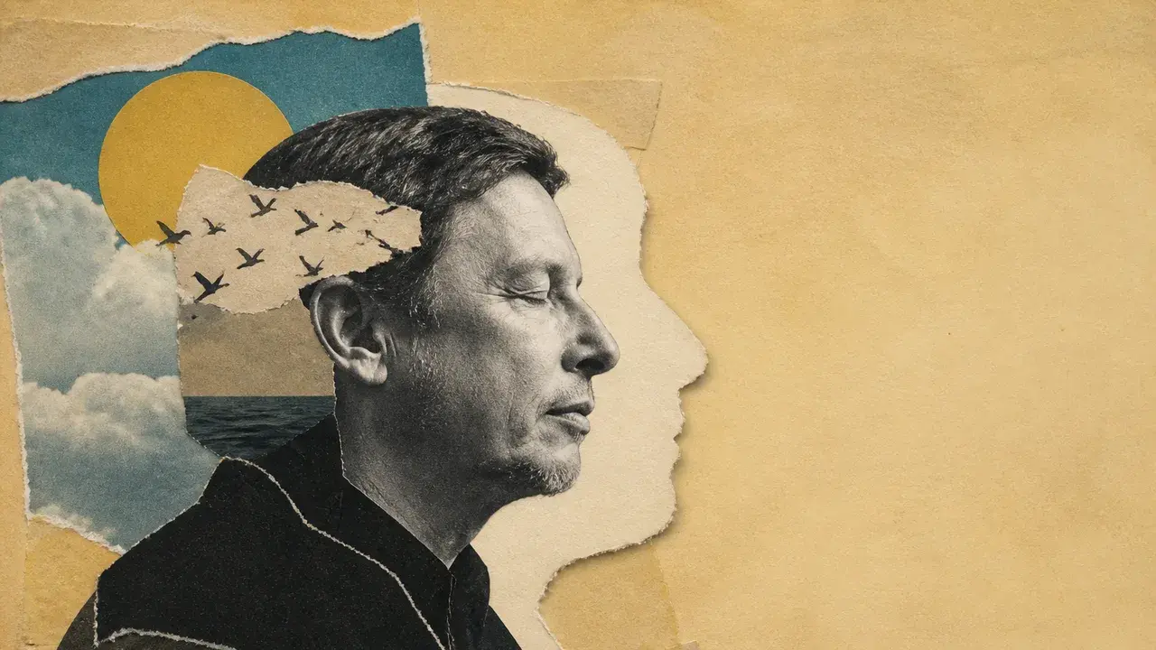 Eckhart Tolle in a contemplative pose with text overlay reading "You Need to Know This to Awaken" against a blurred…